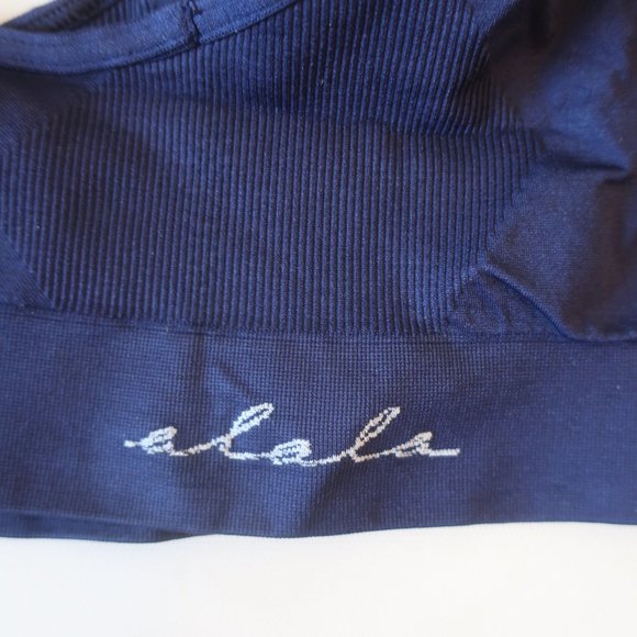 WOMENS ALALA BLUE RACERBACK SPORTS BRA S * - Picture 4 of 5